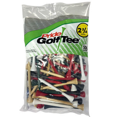 Bagged Golf Tee Pack Colors