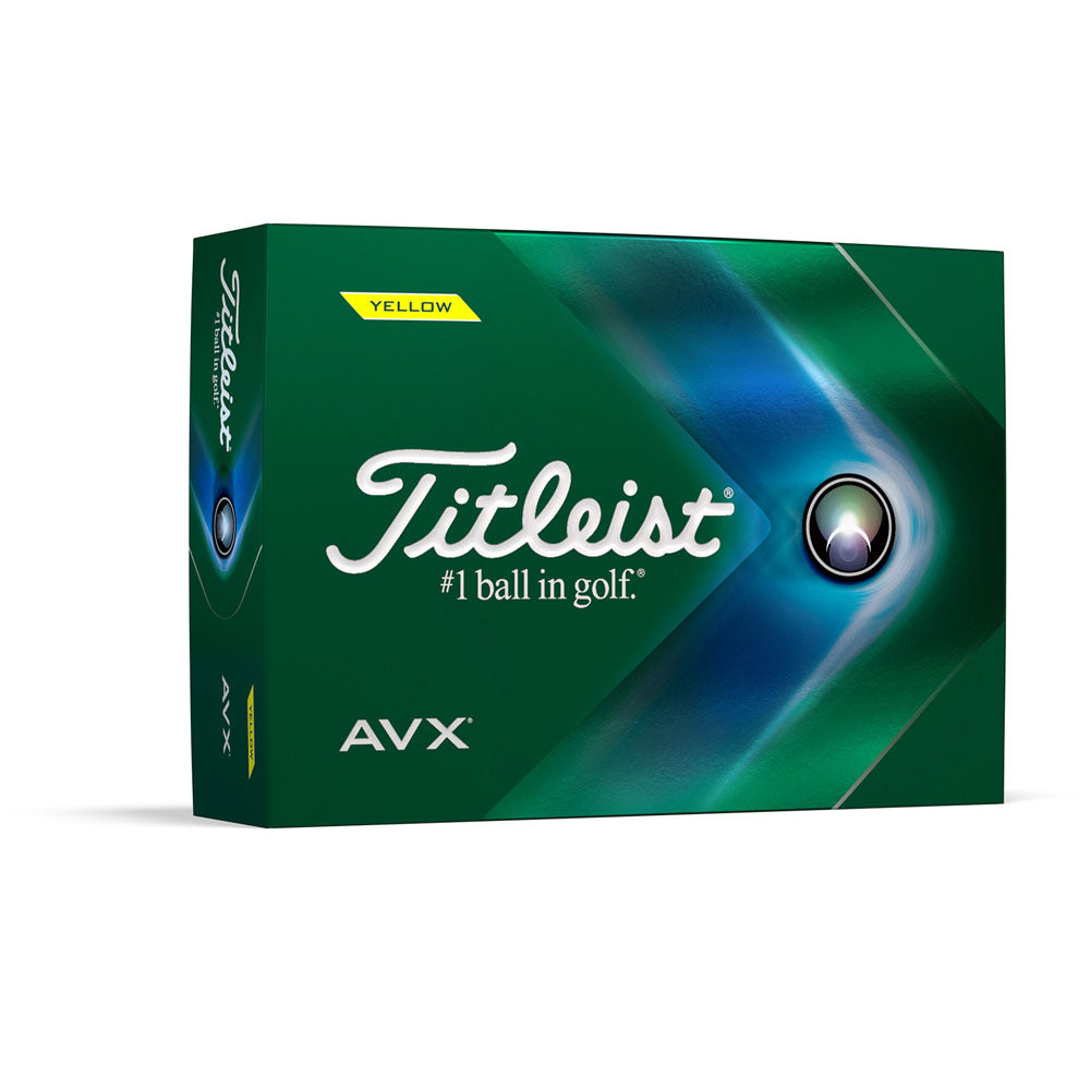 Titleist AVX Yellow - Custom Text Imprint (Prior Generation)