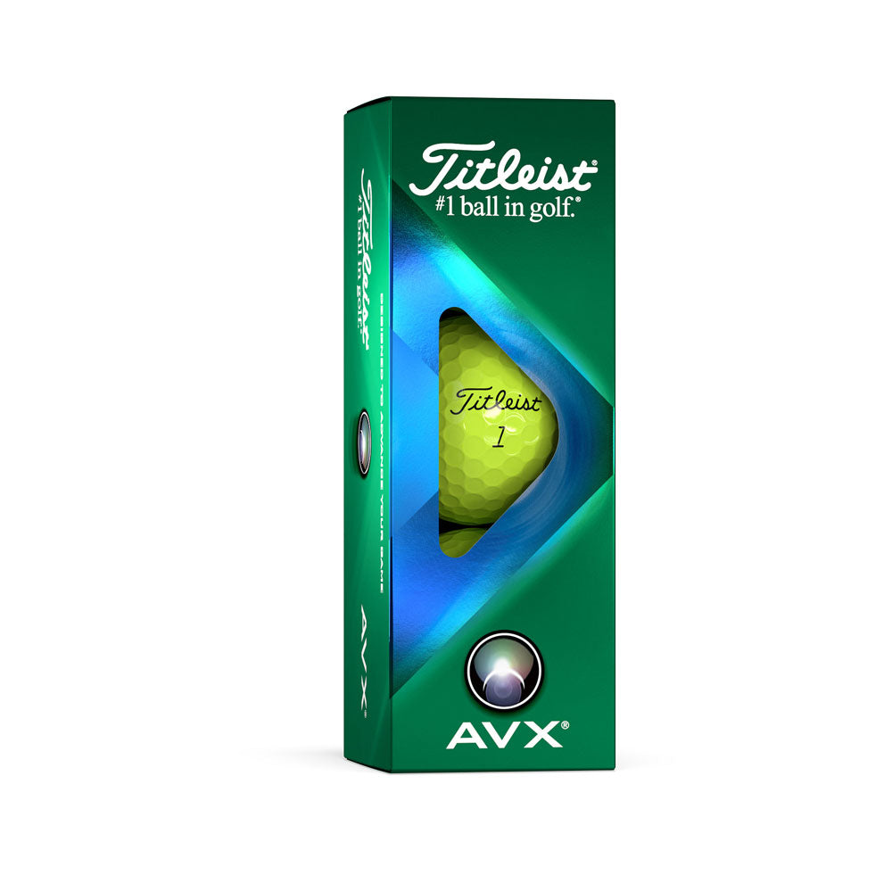 Titleist AVX Yellow - Custom Text Imprint (Prior Generation)