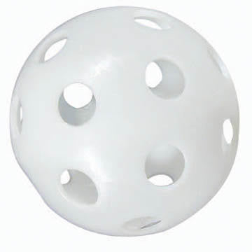 White Perforated Practice Balls