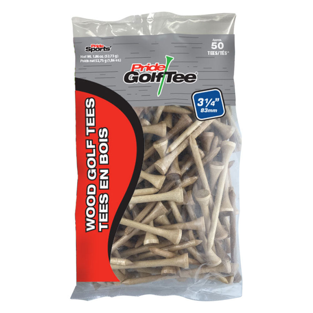 3 1/4" Bagged Golf Tee Packs