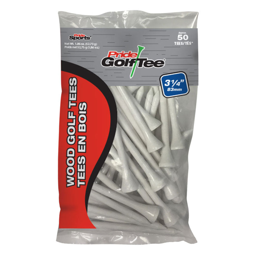 3 1/4" Bagged Golf Tee Packs