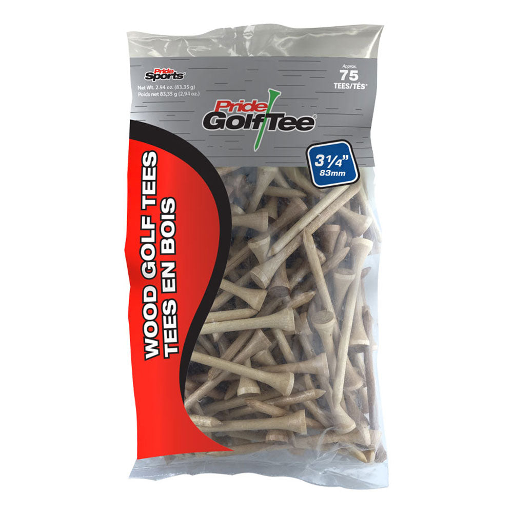 3 1/4" Bagged Golf Tee Packs