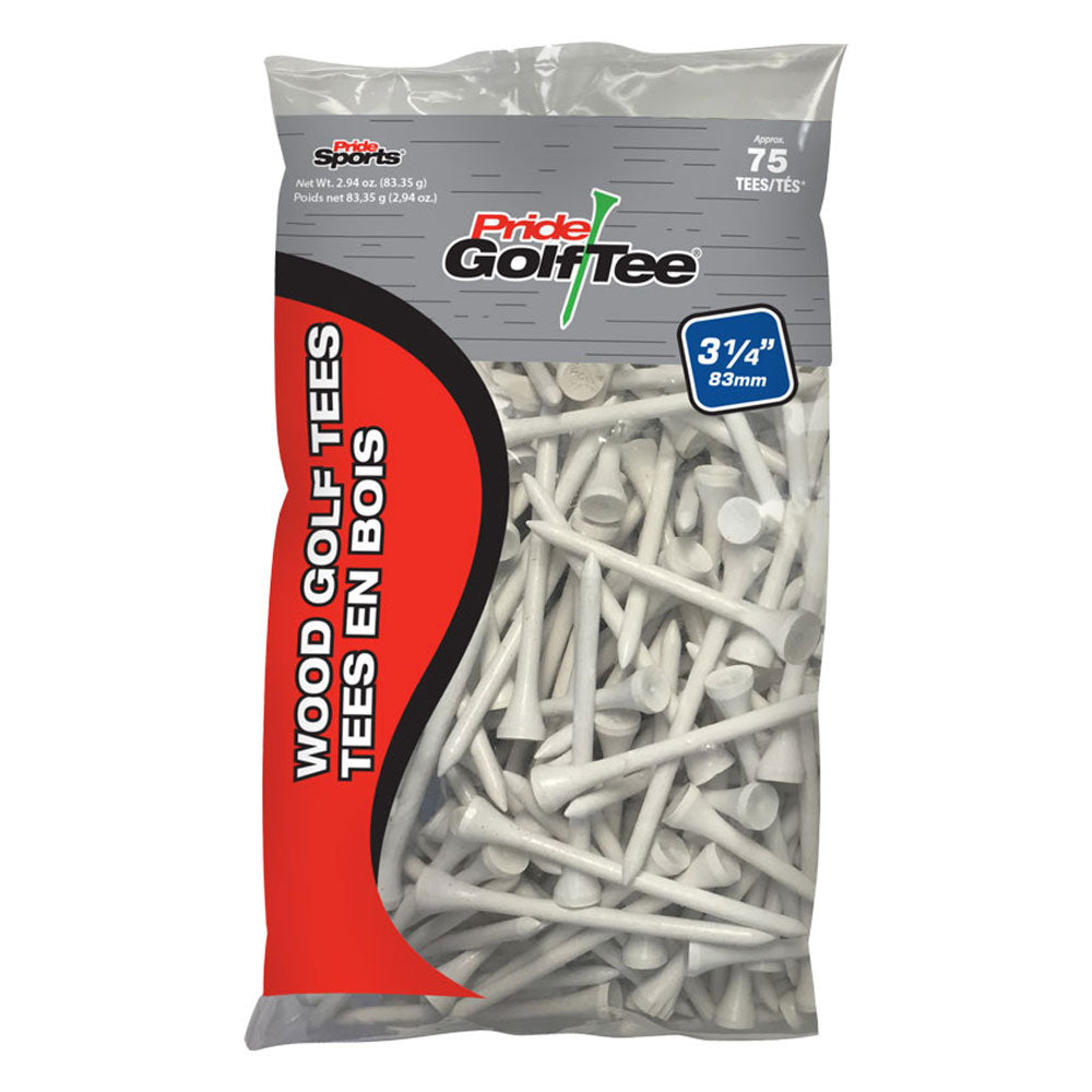 3 1/4" Bagged Golf Tee Packs