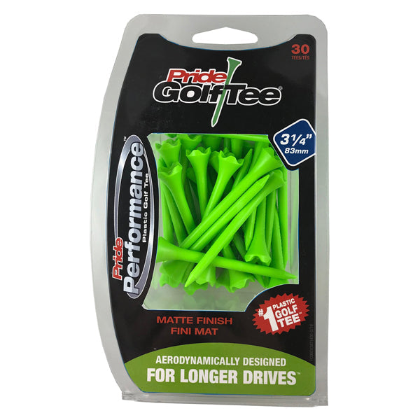 Pride Performance™ Matte Finish Plastic Tees - 30ct Packs