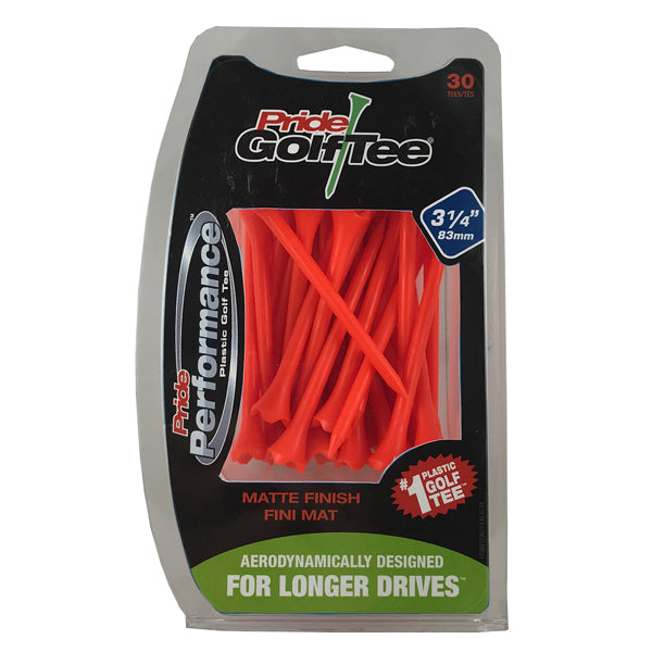 Pride Performance™ Matte Finish Plastic Tees - 30ct Packs