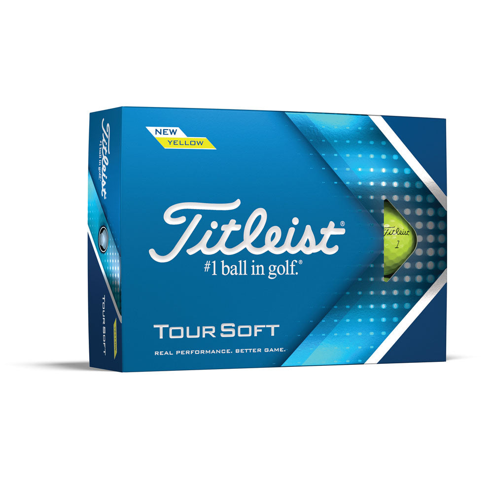 Titleist Tour Soft Yellow - Custom Logo Imprint (Prior Generation)