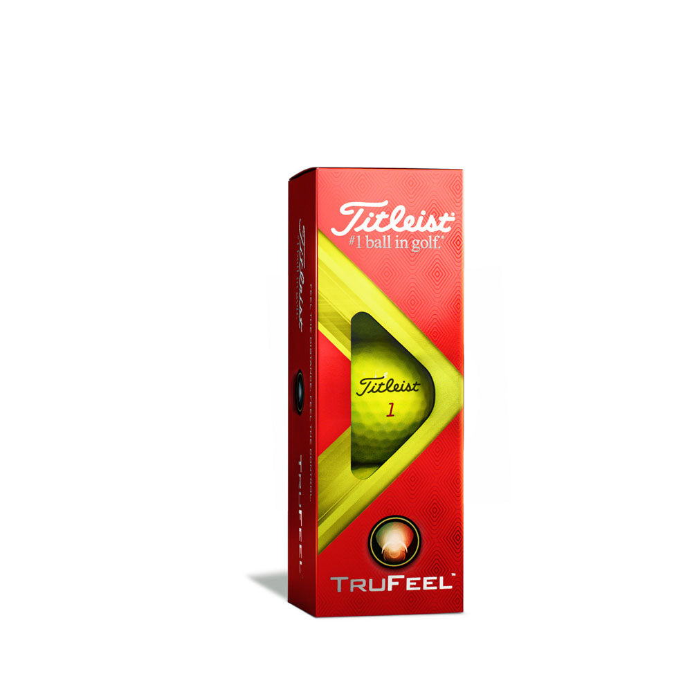 Titleist TruFeel • Yellow - Custom Logo Imprint